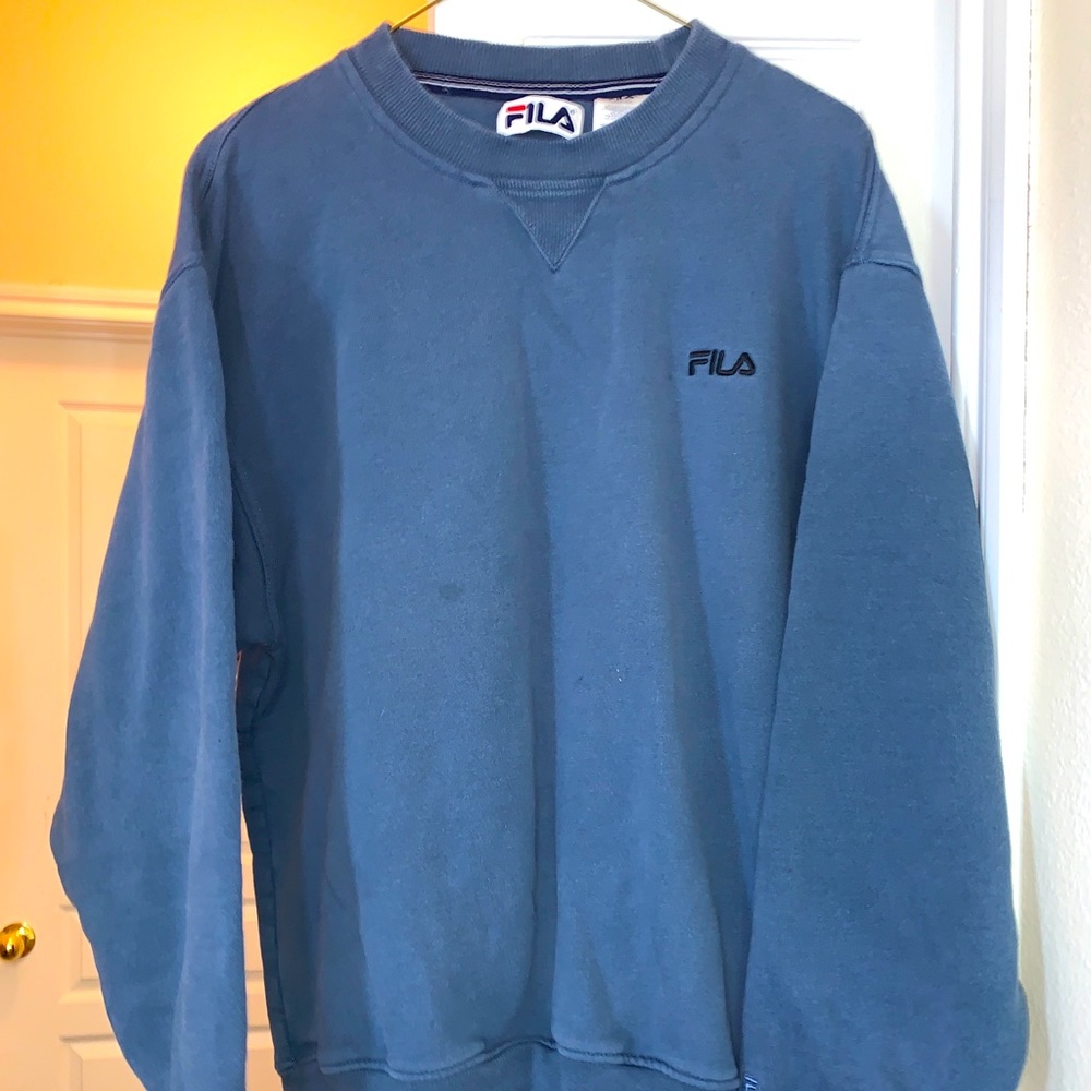 vtg. Fila pull over jacket mens large
